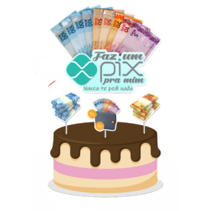 Topo de bolo Padrão - Pix